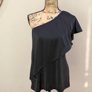 White House Black Market Elegant Black Top